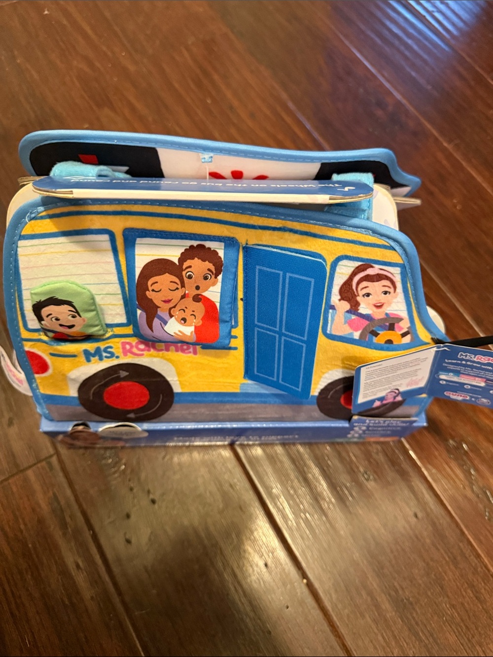 Rachel Yellow & Blue Plush Activity Bus Toy